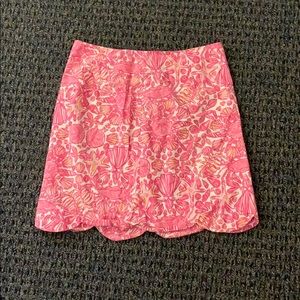Sailer valentine scallop skirt